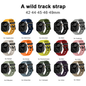 <span class=keywords><strong>Bracelet</strong></span> de montre en silicone et titane BEEFLYPOWER compatible avec <span class=keywords><strong>Apple</strong></span> <span class=keywords><strong>Watch</strong></span> <span class=keywords><strong>Ultra</strong></span> 2 11 10 9 8 IWatch 42 mm 45 mm 46 mm 49 mm - Product Image 2