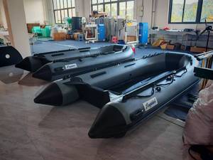 Bote de pesca inflable de 380cm y 3,8 metros, bote de remos para exteriores, tomó 5-6 personas conduciendo en Lago, río y mar en alta mar - Product Image 2