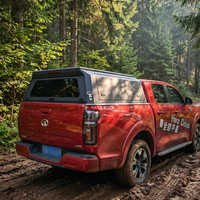 Capot rigide en acier étanche pour pick-up, coque de camping-car en alliage d'aluminium antirouille avec spoiler pour Ram Ford F150 Toyota Hilux Tacoma