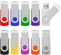 Flashdisk USB Putar USB 2.0 Pendrive Plastik Memory Stick untuk Laptop Tablet Ponsel