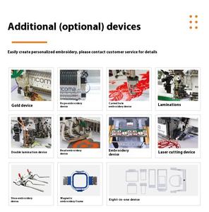 Máquina de Bordar Computarizada <span class=keywords><strong>Ricoma</strong></span> de un Cabezal y 10 Agujas para el Hogar Equipo de Bordado de Cuentas Totalmente Automático de Fabricante - Product Image 4