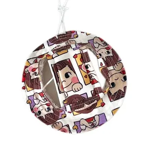 Chat chien extérieur dessin animé parasol trou d'oreille chien seau chapeau pour petits chats moyens chiens - Product Image 5