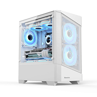 Boîtier de jeu micro-ordinateur AntarcChill Mesh/Glass en promotion avec panneau latéral en verre