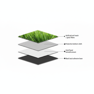 <span class=keywords><strong>Gazon</strong></span> synthétique extérieur souple pour terrain de football, tapis de <span class=keywords><strong>gazon</strong></span> artificiel pour cour et école - Product Image 6