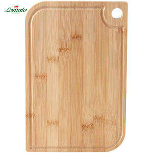 LOMATO Planche à découper rectangulaire durable et écologique en bois de bambou pour usage domestique en grandes/moyennes/petites tailles personnalisable en gros - Product Image 1
