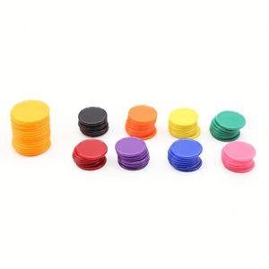 Fichas de Plástico Personalizadas al por Mayor, de Calidad, Coloridas, con Impresión de Logotipo y Número en Uno o Ambos Lados, para Accesorios de Juegos de Mesa - Product Image 5