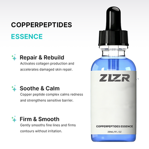 Huile hydratante raffermissante au collagène, anti-rides et anti-âge, à l'acide hyaluronique et au peptide de cuivre CHK-Cu, marque privée OEM ODM, 30 ml - Product Image 2