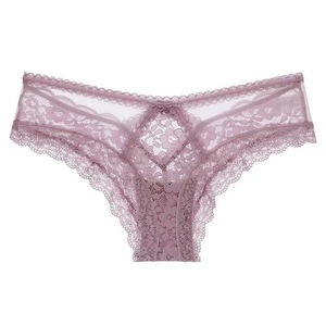 Culottes en dentelle <span class=keywords><strong>sexy</strong></span> pour femmes, slips respirants en maille taille basse style princesse, sous-vêtements noirs d'été style européen et américain - Product Image 5