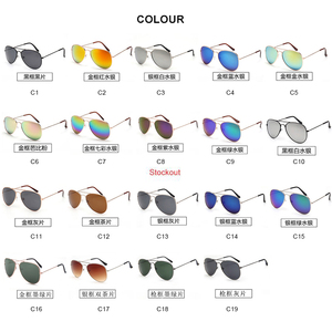 Kính Râm Gương Giá Rẻ Phụ Nữ/Đàn Ông Thiết Kế Thương Hiệu Kính Râm Kim Loại Sang Trọng Phụ Nữ Cổ Điển Lái Xe Ngoài Trời Oculos De Sol - Product Image 4