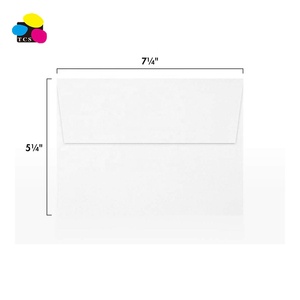 Small Quantity Wholesales W/Peel and Press Seal A7 Invitation Printable <strong>Envelopes</strong> for 5 X 7 Cards <strong>5x7</strong> <strong>Envelopes</strong> Press Seal Enve - Product Image 2