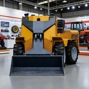 Mini-chargeuse sur chenilles diesel EPA, multifonctionnelle, à roues, haute efficacité, charge nominale 250 kg - Product Image 5