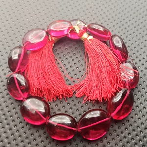Cuentas de cuentas de briolette de cuarzo rojo, precio al por mayor, fabricación de joyas naturales de buena calidad - Product Image 5