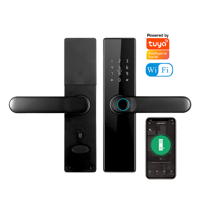 Waterproof Smart WiFi Door Lock Tuya Smart Lock Fingerprint Password Lock for Hotel Home Apartment