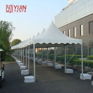 Tente de réception extérieure imperméable en forme de pagode 6x6m pour événements et fêtes - Product Image 4