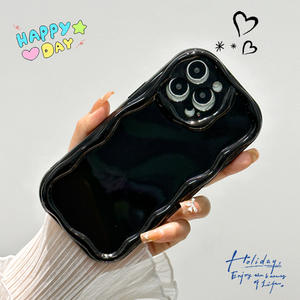 Funda transparente de descompresión para teléfono móvil, funda para teléfono móvil Net Red Wave, funda transparente anticaída para teléfono móvil, venta al por mayor - Product Image 5