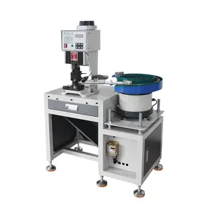 ZJ-V01 2.0T Automatic Vibrate Plate Feeding Terminal Crimping Machine Semi Automatic Cable Wire Loose Terminal Assembly Machine