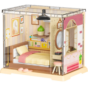 Kit de Matériaux Créatifs pour Micro-Scène DIY : Jouet en Plastique à Assembler pour Chambre à Coucher, Thème Spatial Amusant, Idéal pour la Décoration et comme Cadeau Transfrontalier - Product Image 1