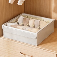 Boîte de rangement de sous-vêtements organisateur pour sous-vêtements pli sous-vêtements organisateur tissu diviseur placard organisateur