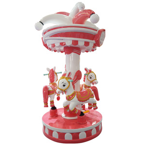 Parc d'attraction pour enfants Carrousel Aire de jeux Animation de luxe Carrousel 6 places 3 personnes Carrousel Machine de jeu à pièces - Product Image 2