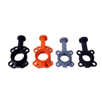 Vanne papillon à disque en fonte ductile de type Wafer, 2 pouces (DN50-DN600), fabrication OEM