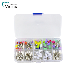 Juego de Cepillos y Copas de Pulido Dental de Alta Eficacia para Clínica Dental y Laboratorio, Colores Surtidos, 100 Piezas - Product Image 5