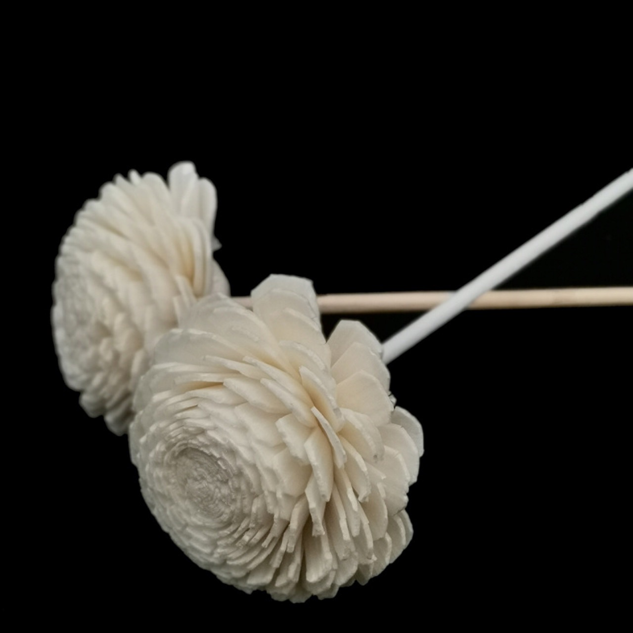 4.5cm blanc + rotin