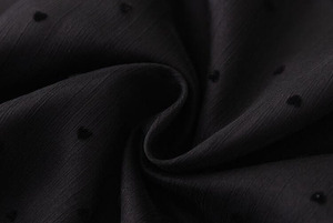 RNSHANGER blus sifon wanita polkadot, kemeja longgar Vintage kerah berdiri lengan panjang baru untuk perempuan - Product Image 6