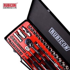 Jeu de douilles professionnel Rubicon 53 pièces, entraînement 1/2 pouce, outils de réparation automobile - Product Image 2