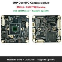 Module de caméra IP WiFi IMX335 SSC377QE 5MP 2 Go DDR H.265+ Double éclairage Détection IA des personnes et des véhicules Prise en charge OpenIPC