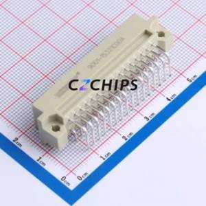 9001-15321C00A DIN41612 Connector Bent Lead Through Hole,P=2.54mm Connector 32P 2 2.54mm Right Angle Insert - Product Image 2