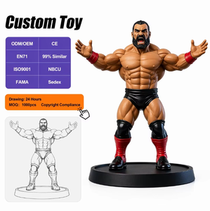 Figura <span class=keywords><strong>de</strong></span> Acción <span class=keywords><strong>de</strong></span> Luchador Musculoso Personalizada OEM, Estatua Realista <span class=keywords><strong>de</strong></span> Atleta Masculino, Modelo <span class=keywords><strong>de</strong></span> PVC para Decoración del Hogar, Recuerdo, Regalo para Coleccionistas - Product Image 1