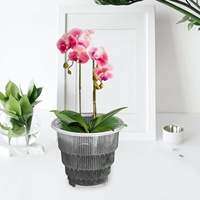 Bac de culture d'orchidées en plastique, Pot respirant pour plantes, contrôle des racines et branches, pour la maison, le bureau et le jardin
