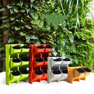 Outdoor Tre-dimensionale Verticale Greening Pianta in Vaso <span class=keywords><strong>Da</strong></span> Parete Vaso di Fiori Contenitore Impilati a Parete Piantare Scatola Fiore Trogolo - Product Image 4