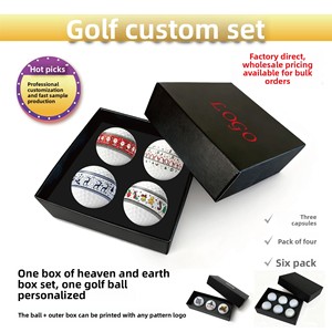 Juego de 3 Pelotas de Golf con 300 Hoyos en Caja Metálica, Disponible en Paquetes de Tres/<span class=keywords><strong>Cuatro</strong></span>/Seis, Personalizable con Diseños - Product Image 5