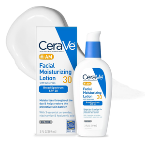 Crème hydratante matinale <span class=keywords><strong>CeraVe</strong></span> AM avec acide hyaluronique et niacinamide Doublure et poignée en plastique - Product Image 1