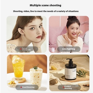 Chất lượng cao bán buôn Đèn <span class=keywords><strong>LED</strong></span> Video chiếu sáng nhiếp ảnh lớn bảng ánh sáng studio trang điểm tiktok vlog chụp có thể điều chỉnh màu sắc - Product Image 4