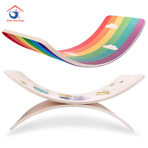 Dropshipping Shopify Fulfillment Juguetes Preescolares Aprendizaje Temprano Yoga para Niños Tabla Curva - Product Image 1