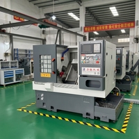 Tour CNC à banc incliné à économie d'énergie, best-seller, avec commande FANUC, 2 axes, porte-outils automatique, capacité moyenne