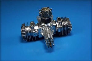 ราคาขายส่ง เครื่องยนต์เบนซิน DLE 111 TWIN TWO-STROKE 12V DC แบบสั่งผลิตพิเศษ 111 ซีซี - Product Image 3