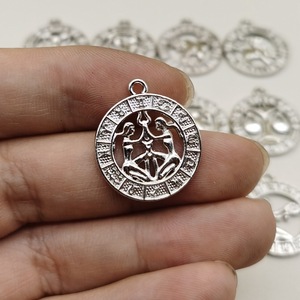 Charmes du zodiaque strass douze Constellations <span class=keywords><strong>signe</strong></span> breloques alliage pour la fabrication de bijoux bracelets à bricoler soi-même fabrication de colliers - Product Image 5
