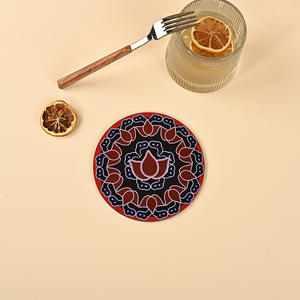 Custom Classic Round PVC Rubber Coasters Soft Colorful <b>Coffee</b> Cup <b>Pad</b> Debossed Silicone Coaster with Custom Design - Product Image 3