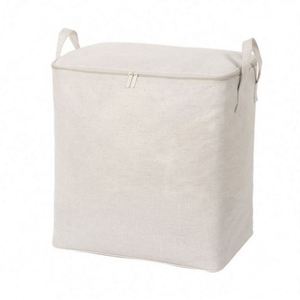 Contenedor de tela para almacenamiento con cierre de cremallera y asas para organizar el armario del dormitorio, diseño moderno y minimalista - Product Image 1