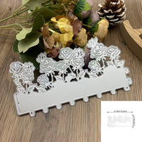 Matériel de découpe et d'embossage en acier au carbone pour scrapbooking DIY, modèle de découpe de roses fait main pour enfants et parents, modèle de gravure de quincaillerie