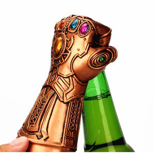 Ouvre-bouteilles créatif Infinite War <span class=keywords><strong>Thanos</strong></span> Gants Ouvre-poing Ouvre-bouteilles <span class=keywords><strong>de</strong></span> bière Cool Beer Cola Wine Cap Opener pour Marvel Avengers Fans Gift - Product Image 6