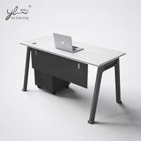 Bureau d'écriture individuel, bureau blanc, table de bureau, prix, table de travail, bureau de studio