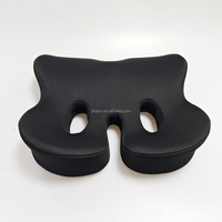 Oreiller en mousse à mémoire de forme de massage thérapeutique matelassé grande chaise de bureau coussin de dos de conducteur de voiture pour l'été-Halloween Noël