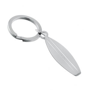 سلسلة مفاتيح مخصصة لركوب الأمواج على شكل مخصص سلسلة مفاتيح معدنية فارغة من الفولاذ المقاوم للصدأ لوحة تزلج سلسلة مفاتيح - Product Image 1