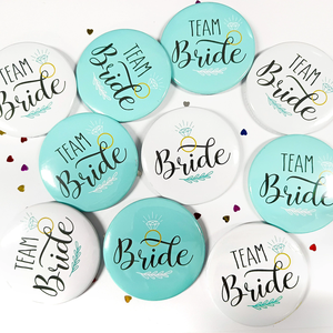 Distintivi e spille per la futura sposa, <span class=keywords><strong>Team</strong></span> Sposa, Damigelle d'onore, per Addio al Nubilato e Feste di Matrimonio - Set - Product Image 6