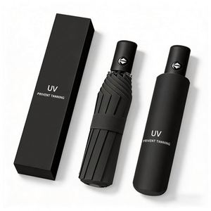Wholesale With Logo 3 Folding Automatic for Rain <b>Windproof</b> Sun Parasol Uv <b>Umbrella</b> Custom Promotional Gifts - Product Image 1