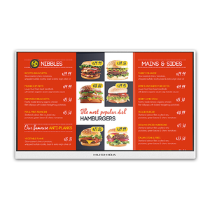 Hushida Nhà Máy Giá Android hệ thống wifi không có màn hình cảm ứng máy tính để bàn L hình quảng cáo kỹ thuật số hiển thị <span class=keywords><strong>Tablet</strong></span> Bảng menu - Product Image 2